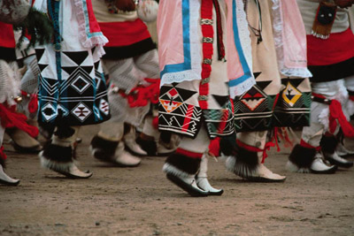 Santa Clara dancers, New Mexico